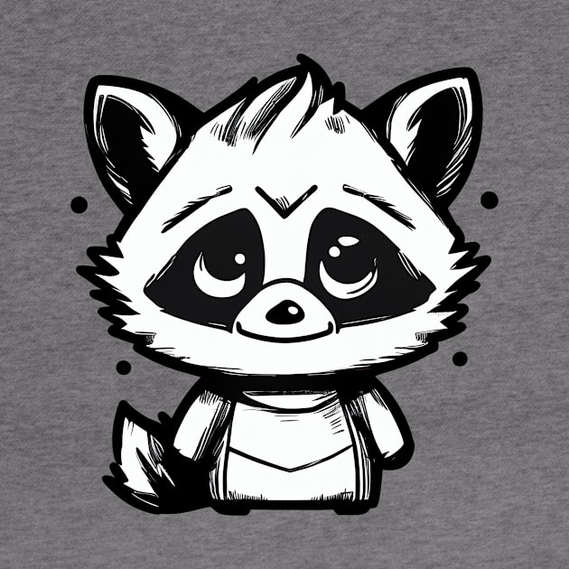 Friendly raccoon by stkUA